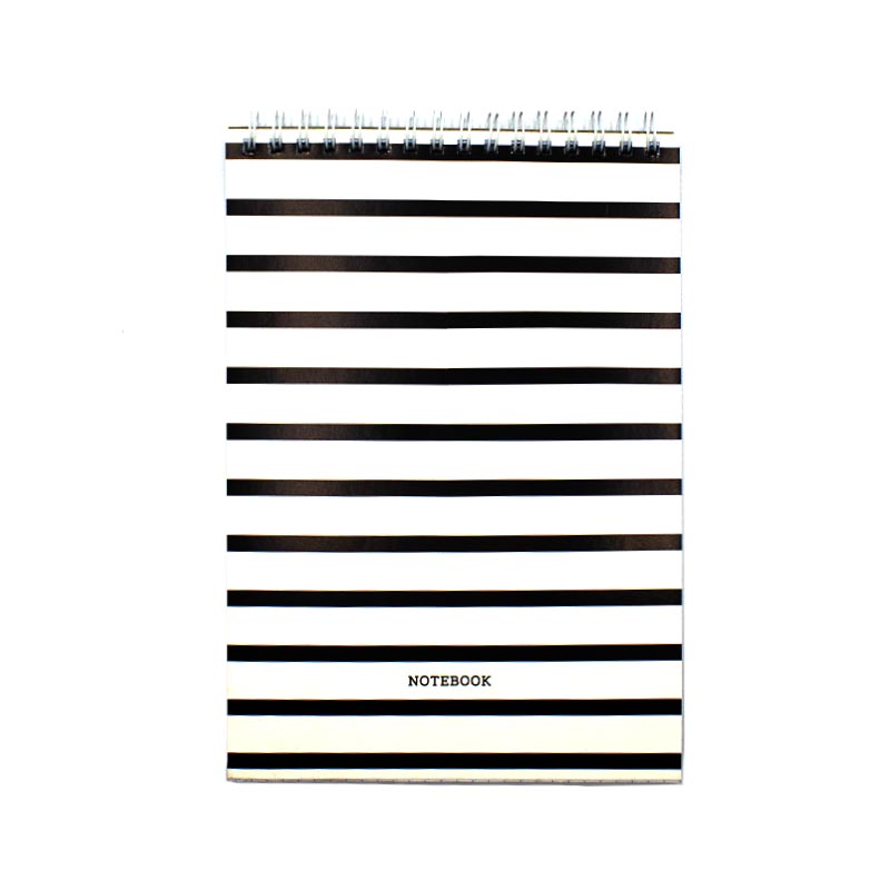 Блокнот А5, 60л, гребень, клетка, ArtSpace Узоры. BW Pattern, твердая подложка