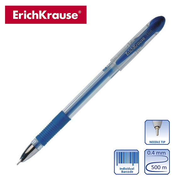 Ручка гелевая G-STICK, синий, ERICH KRAUSE (снят с производства, замена на 17627)