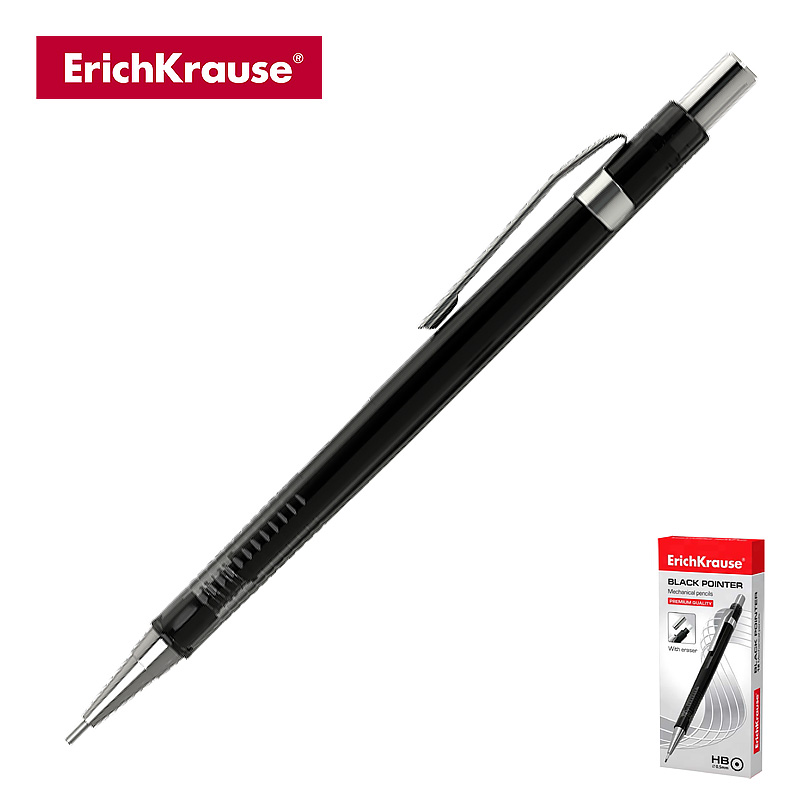 Карандаш механический 0,5мм BLACK POINTER ERICH KRAUSE