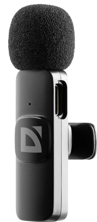 Микрофон петличный Defender Talky-137 wrls черный