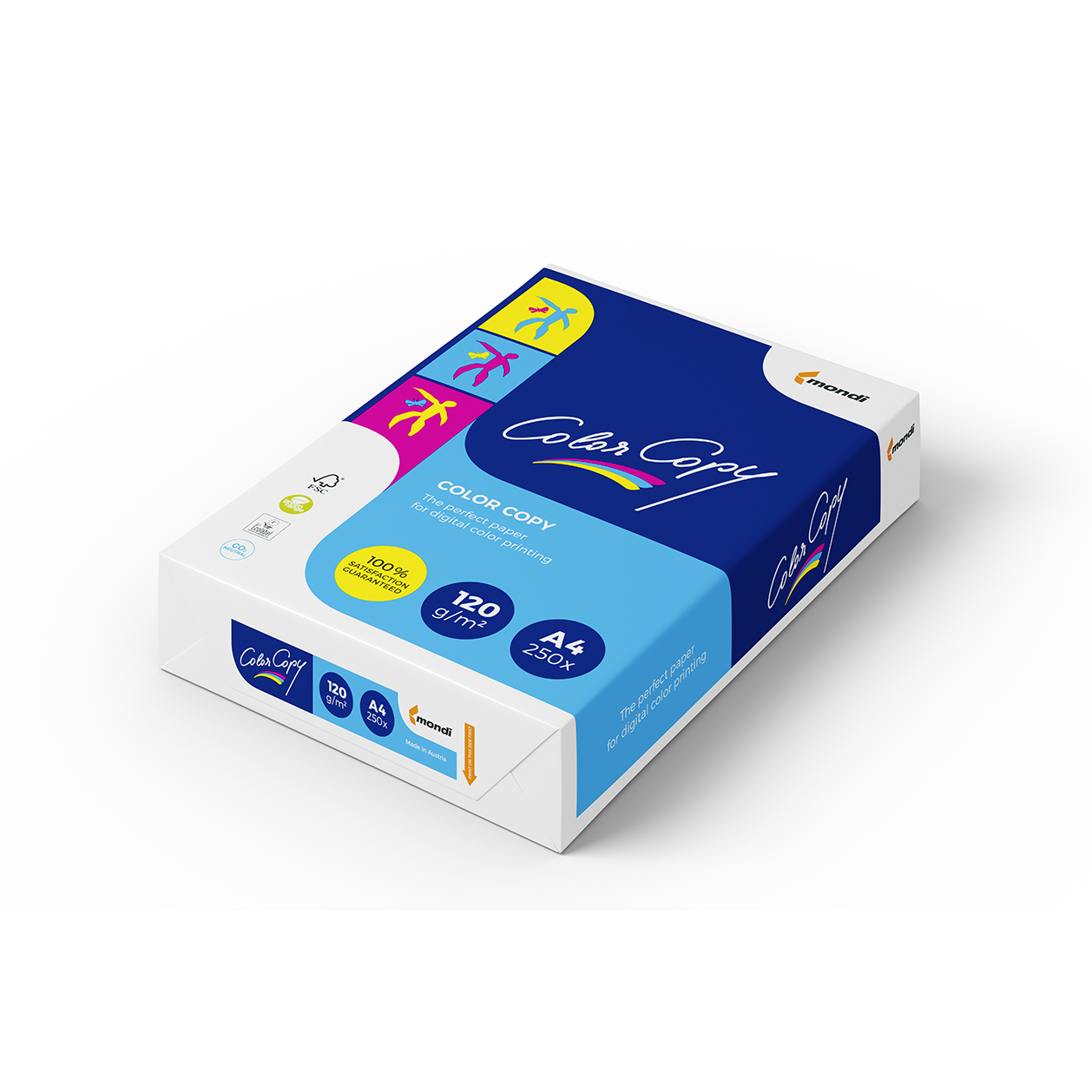 Бумага Color Copy формат А4 пл-ть 120грм2, 250 листпач, белизна по CIE 161% 432656